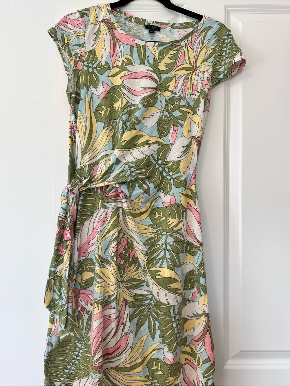 Hawaiian print Talbots Midi Dress
